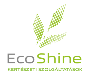 EcoShine kertészeti szolgáltatások logó